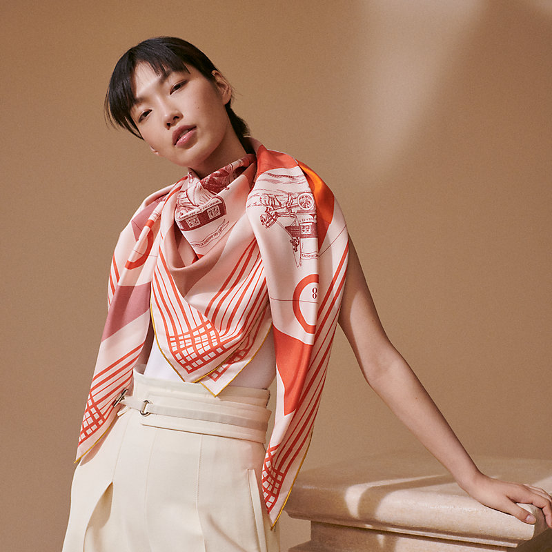 カレジェアン 《オムニバスと白い貴婦人のゲーム》 - レッド | Hermès